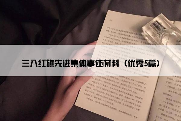 三八红旗先进集体事迹材料（优秀5篇）