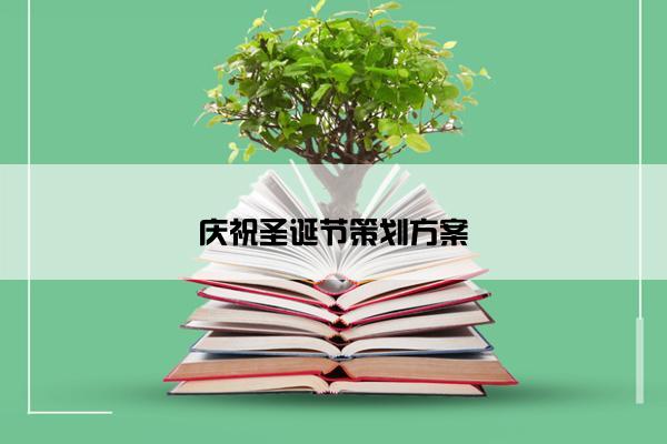 庆祝圣诞节策划方案