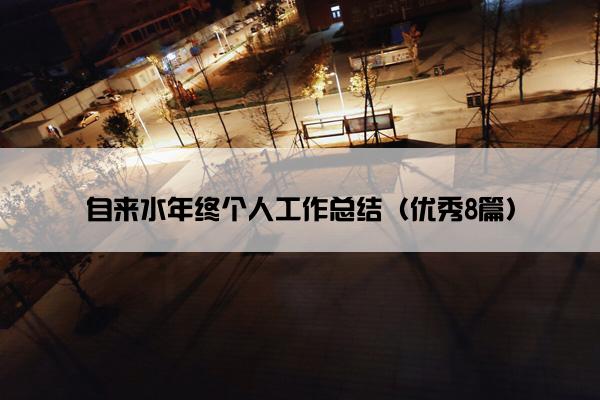 自来水年终个人工作总结（优秀8篇）