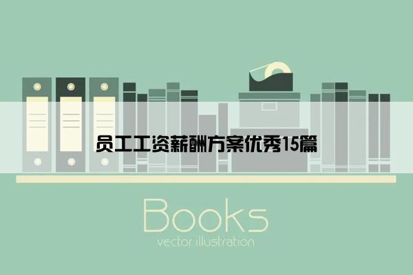 员工工资薪酬方案优秀15篇