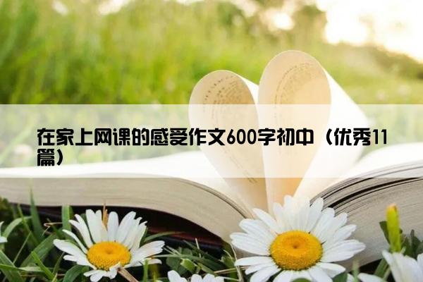 在家上网课的感受作文600字初中（优秀11篇）