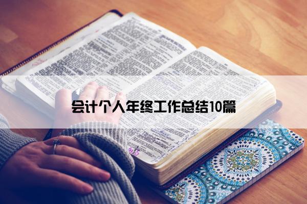 会计个人年终工作总结10篇