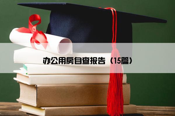 办公用房自查报告（15篇）