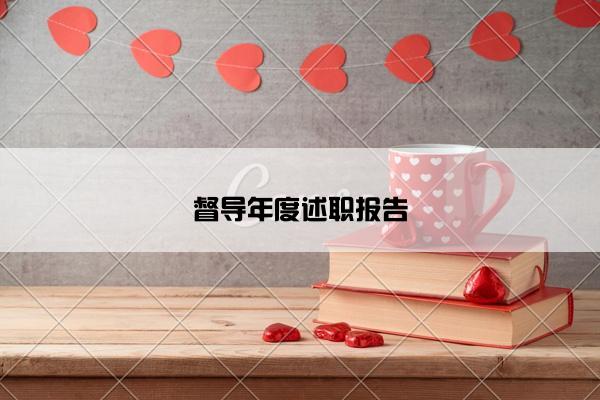 督导年度述职报告