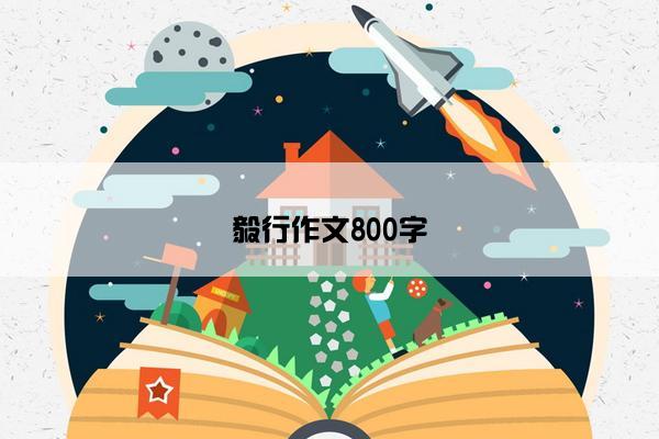 毅行作文800字