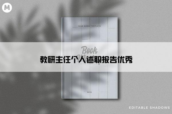 教研主任个人述职报告优秀