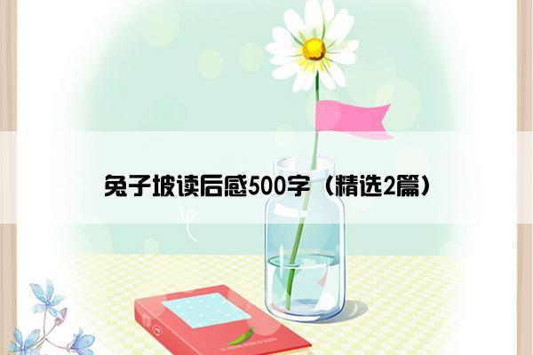 兔子坡读后感500字（精选2篇）