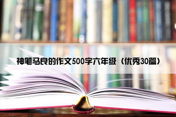 神笔马良的作文500字六年级（优秀30篇）