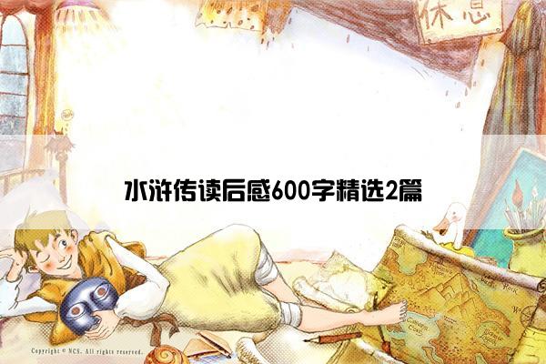 水浒传读后感600字精选2篇