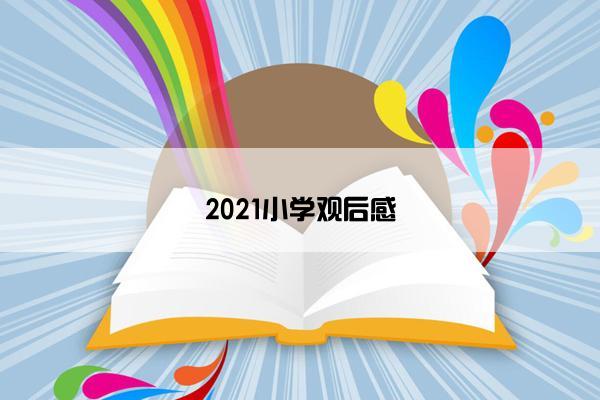 2021小学观后感 2021小学观后感