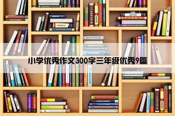 小学优秀作文300字三年级优秀9篇 小学优秀作文300字三年级优秀9篇