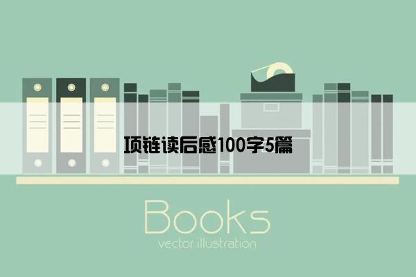 项链读后感100字5篇