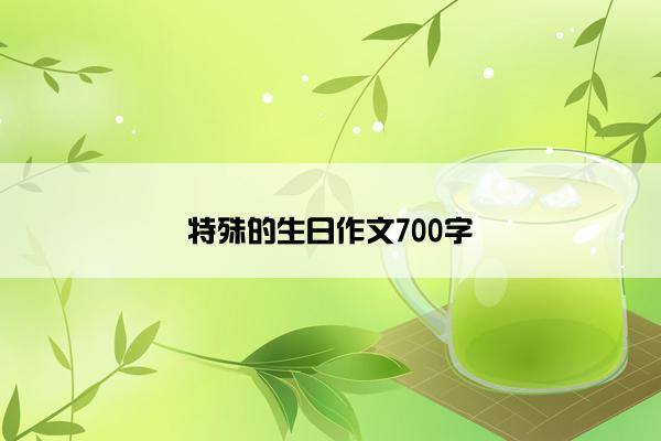 特殊的生日作文700字
