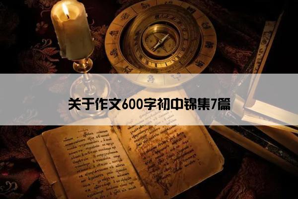关于作文600字初中锦集7篇