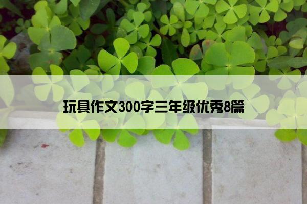 玩具作文300字三年级优秀8篇